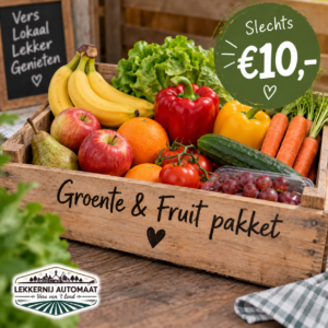 Groenten en fruit pakket 10,00 euro