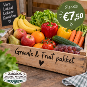 Groenten en fruit pakket 7,50 euro